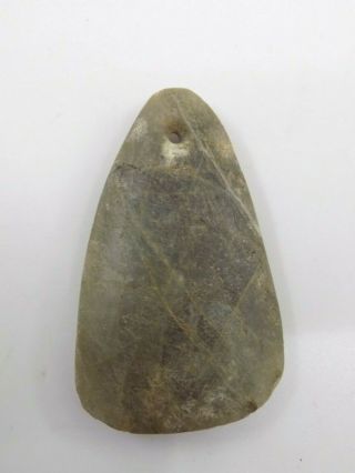 Pre - Columbian Jade Pendant,  Costa Rica,  Translucent
