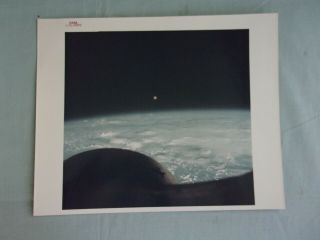 Official Nasa Photo Of The Moon As Seen From Gemini Vii Red Serial Number
