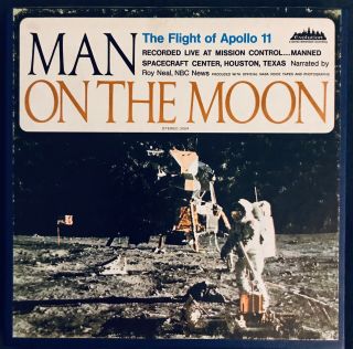 Rare Man On The Moon The Flight Of Apollo 11 Reel To Reel Tape