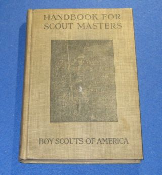 Boy Scout 1913 1914 First Edition Handbook For Scoutmasters