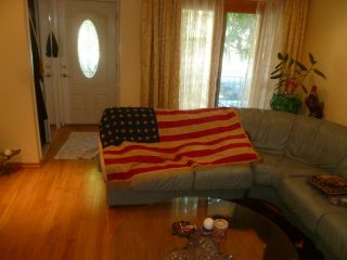 Large Vintage 48 Star Flag American Us 65inch X 45 Inch Eagle Extra Heavy
