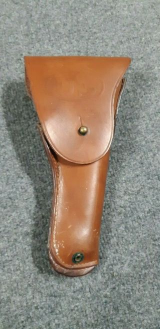 Vintage Boyt 44 M1916 Ww2 Us Military Leather Flap Holster Colt 45 1911 230