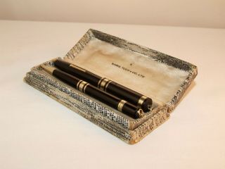 Vintage Mabie Todd 292 /32 Fountain Pen & Matching Pencil Set - Late 1920 
