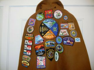Gloverall Boy Scouts Camp Fire Cape Jamboree Size Med Vintage Uniform England