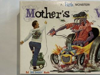 VINTAGE Revell MOTHER’S WORRY Ed Big Daddy Roth MODEL KIT 63 Rat Fink M 2