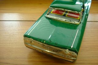 5 VINTAGE TIN FRICTION FORD GALAXIE 500 ' S - 6 1/2 