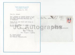 Rose Kennedy - Kennedy Family Matriarch - Signed Letter (tls),  1974