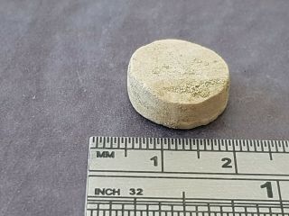 very rare indeed Viking stone gaming piece.  L260 3
