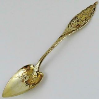 Antique Daughters Of The American Revolution Dar Durgin Sterling Silver Spoon