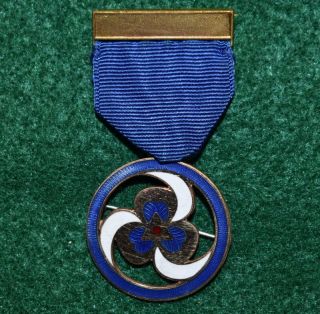 Vintage Girl Scout Gold Thanks Badge - 10k