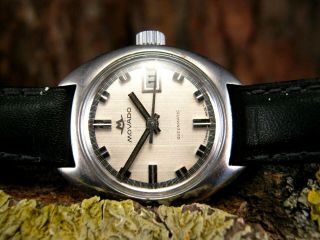1970’s C Case Movado Zenith Queenmatic Sub Sea Automatic Vintage Ladies Watch