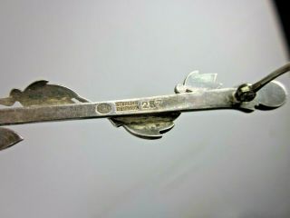 Vintage Georg Jensen Denmark sterling silver brooch/pin 287 2
