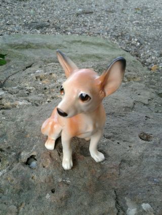 Dog Chihuahua Puppy Ceramic Figurine From Brinn 