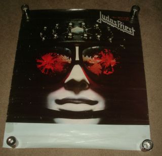 Vintage 1979 Judas Priest Classic Rock Concert Poster 28  X 23