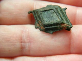 Un Researched Roman Romano British Lozenge Plate Brooch Metal Detecting Detector