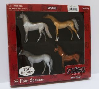 Peter Stone Chips Horses Four Seasons Nib Still Never Opened 2005 Models
