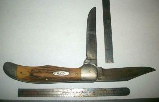 Early Vintage Case Xx 5265 Sab Folding Pocket Knife 1940 - 1962 Large