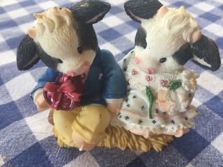 RARE AND HARD TO FIND MARY MOO MOOS BE MINE FOR - HEIFER ©1998 ENESCO CORPORATOIN 2
