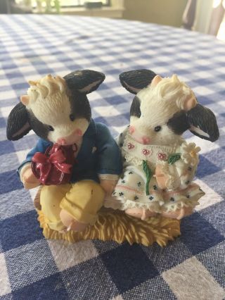RARE AND HARD TO FIND MARY MOO MOOS BE MINE FOR - HEIFER ©1998 ENESCO CORPORATOIN 3