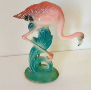 Vintage Mid Century Brad Keeler Art Deco Signed Numbered Flamingo Bird Ceramic