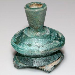 Museum Quality - Massive - Ancient Roman Glass Bottle 1st - 3rd Century Ad
