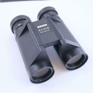 Vintage Zeiss Compact Pocket Binoculars 6 X 20 B Clear Sharp & Bright Optics Fwo
