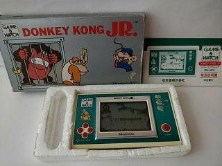 Vintage Nintendo Game & Watch Donkey Kong Jr.  Handheld/screen Repared - B1211 -