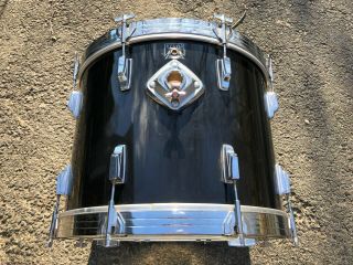 Tama Swingstar Bass Drum 22” Made In Japan Vintage Black Mij Wood