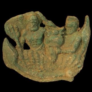 Ancient Roman Bronze Fibula Brooch - 200 - 400 Ad (8)