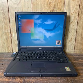 Vintage Retro Windows 2000 Pro Dell Latitude C610 Laptop Rs232 Serial Parallel