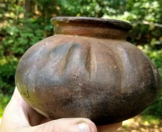 Pre Columbian Colima Gourd Shaped Vessel - Mexico - 300 Bc To 300 Ad
