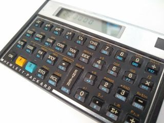 Hp - 15c Scientific Calculator,  Case Vintage Hewlett - Packard Voyager Series