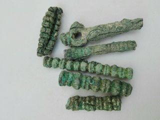 Ancient Roman Fragment Tools Bronze Very Rare Artifact Antique Tool Old