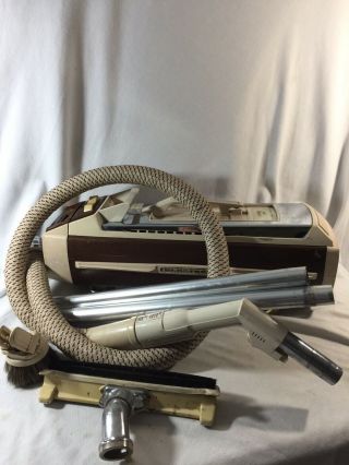 Vintage Electrolux Canister Vacuum 1401 - B W/ Hose Wands Attach