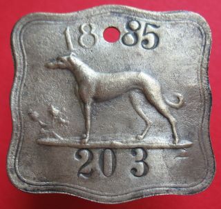 Poland - Old 1885 (danzig - Gdańsk))  Dog License Tax Tag - More On Ebay.  Pl