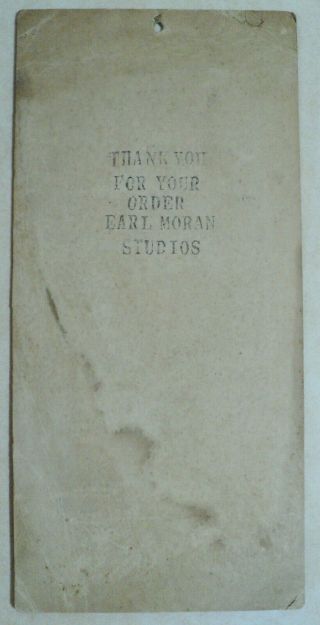 MARILYN MONROE 1948 VINTAGE EARL MORAN CALENDAR STAMPED BACK PHOTO CARD 3