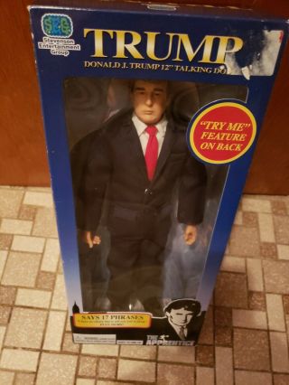 Donald Trump 12 " Talking Doll From 2004 " The Apprentice "
