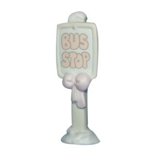 Precious Moments Figurine 150207 Ln Box Bus Stop Sign