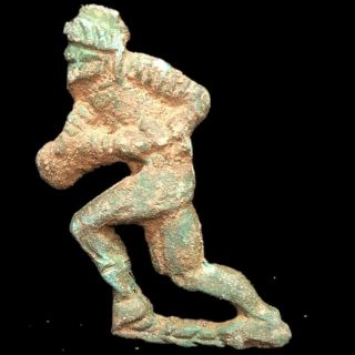 Rare Ancient Roman Bronze Period Military Statue - 200 - 400 Ad (1)