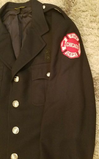 Chicago Fire Department Vintage Firefighters Uniform Blouse/coat 2