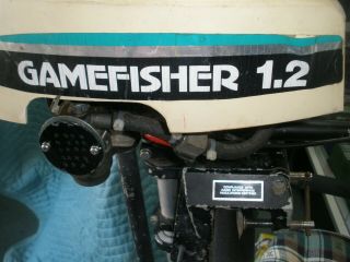 Vintage Game Fisher 1.  2 Hp Out Board Motor