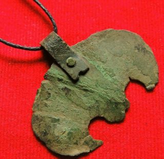 Ancient bronze Roman amulet Moon 2 - 4 century 3