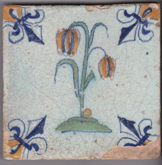 Delft Tile 17th - 18th Century (a 11)
