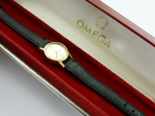 VINTAGE 1970 OMEGA GENEVE SWISS MADE cal 485 17J LADIES WRISTWATCH VGC BOXED 2