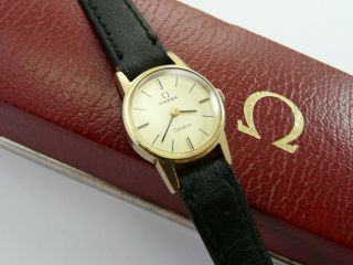 VINTAGE 1970 OMEGA GENEVE SWISS MADE cal 485 17J LADIES WRISTWATCH VGC BOXED 3
