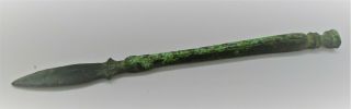 Ancient Roman Bronze Medical Tool Or Implement.  100 - 300 Ad
