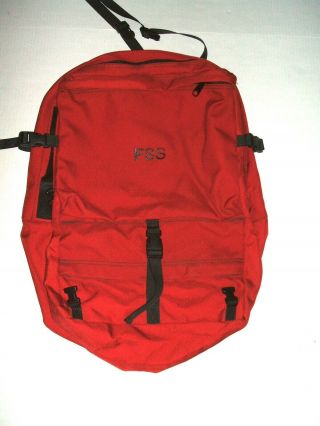 Fss Forest Service Pack Personal Gear Backpack Red 5100 - 215 Usfs Nwot