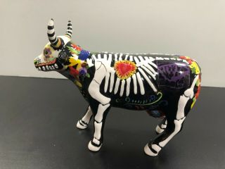 Cow Parade: " Miss Fiesta Bones Bovine " 7337 - Very Rare