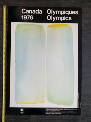 Canada 1976 Art Series Olympics Vintage Poster