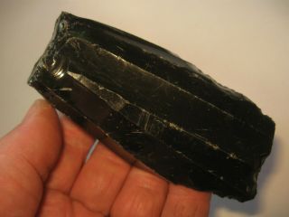 Pre Columbian Obsidian Micro - Blade Core Michoacan Mexico Prehistoric Artifact M4